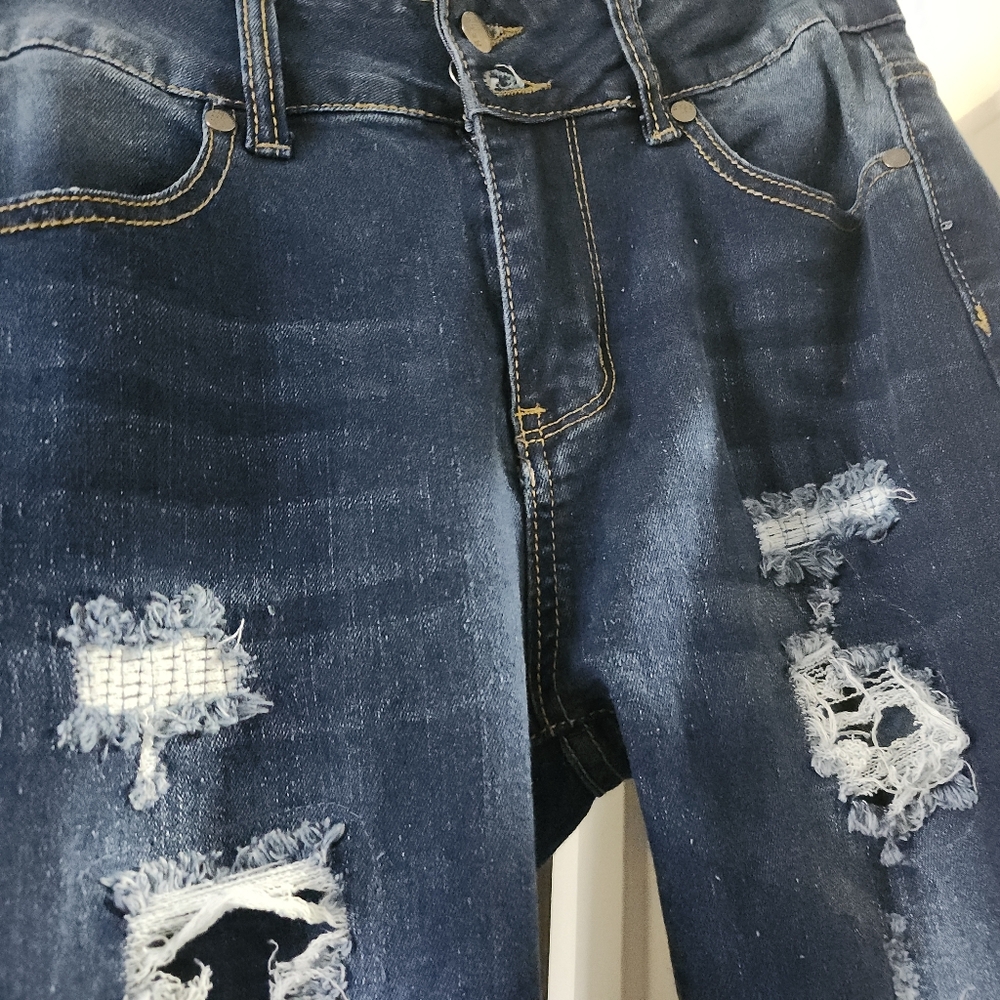 Super Skinny Distressed Jeans Sz9